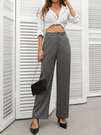 High Waist Wide Leg Pants