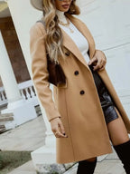 Double-Breasted Longline Coat