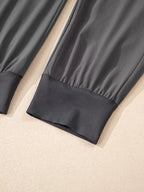 Elastic High Waist Pocketed Cargo Jogger Pants