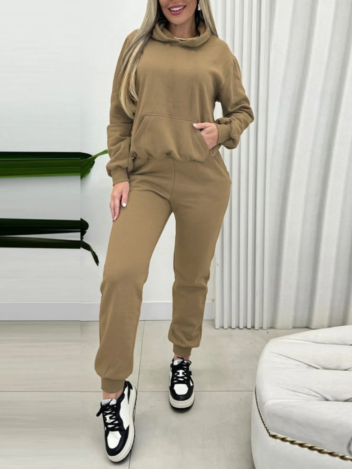 Long Sleeve Hoodie and Joggers Set