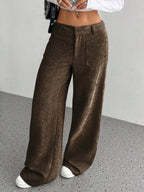 Wide Leg Corduroy Pants