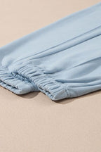 Half Zip Long Sleeve Top and Joggers Set