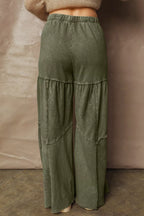 Tiered Wide Leg Pants