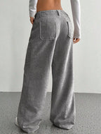 Wide Leg Corduroy Pants