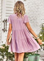 Tiered Mini Dress