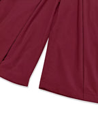 Wide Leg Pleated Detail Pants