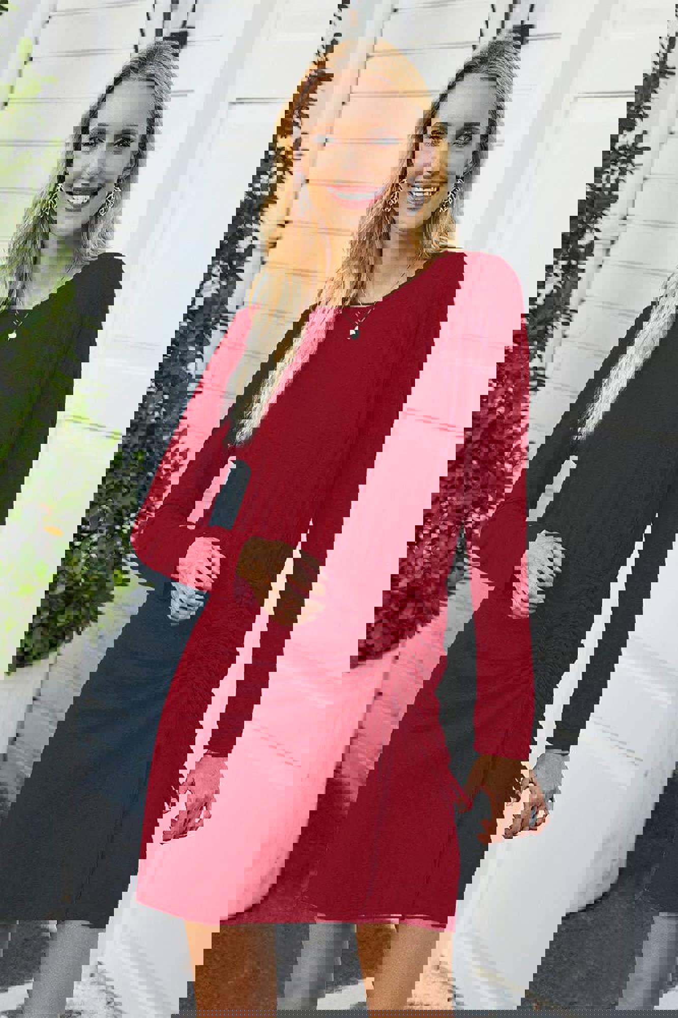 Love Kuza Soft Sway Tee Dress