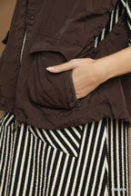 Umgee Nylon Vest with Pockets