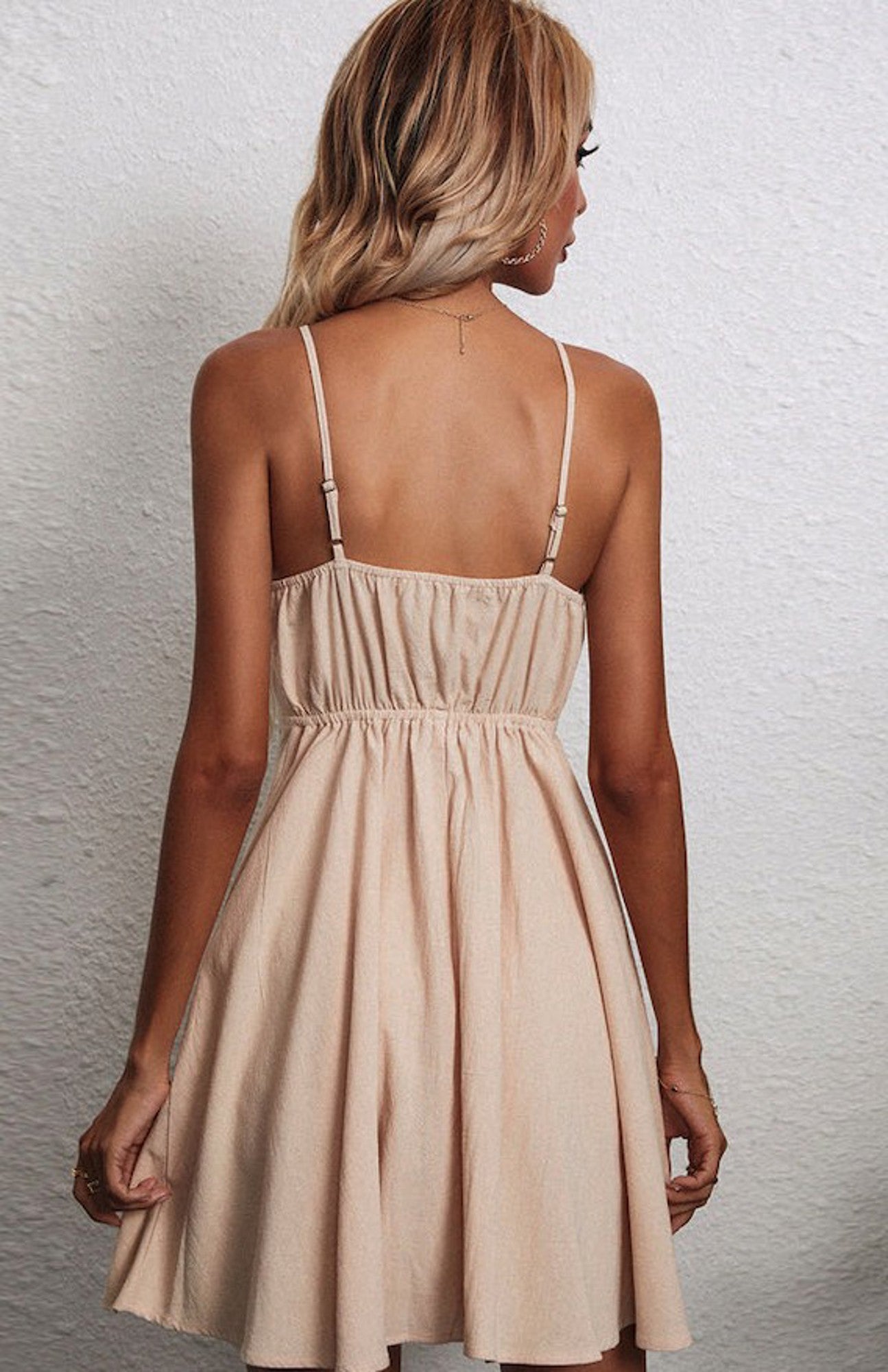 A-Line Front Bow Dress