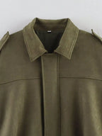 Zip Up Oversized Jacket