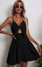 A-Line Front Bow Dress