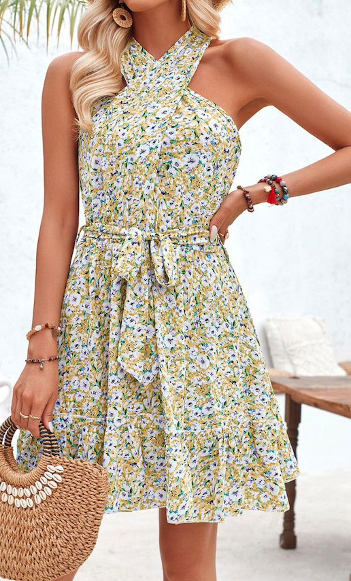 Short Floral Dress