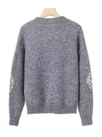 Sparkling Diamond Pattern Sweater