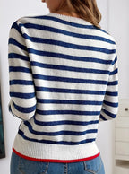 Striped Round Neck Sweater