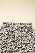 Leopard Drawstring Loose Pants