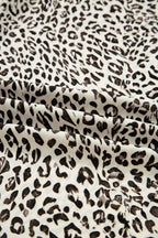 Leopard Drawstring Loose Pants