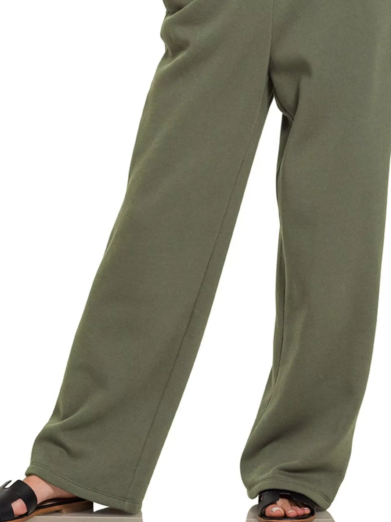 Zenana Fleece Sweatpant with Pockets