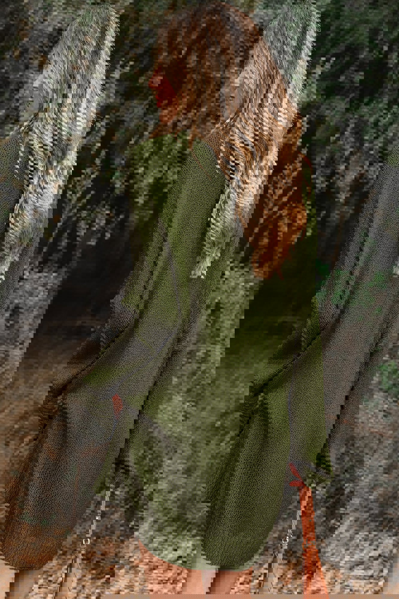 HIDDEN GEMS | Solid Slouchy Sweater Knit Dress