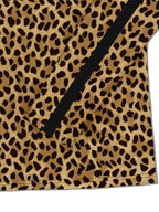 Stripe Leopard Print Top and Pants Set