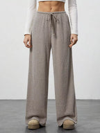 Relaxed Fit Wide Leg Pants