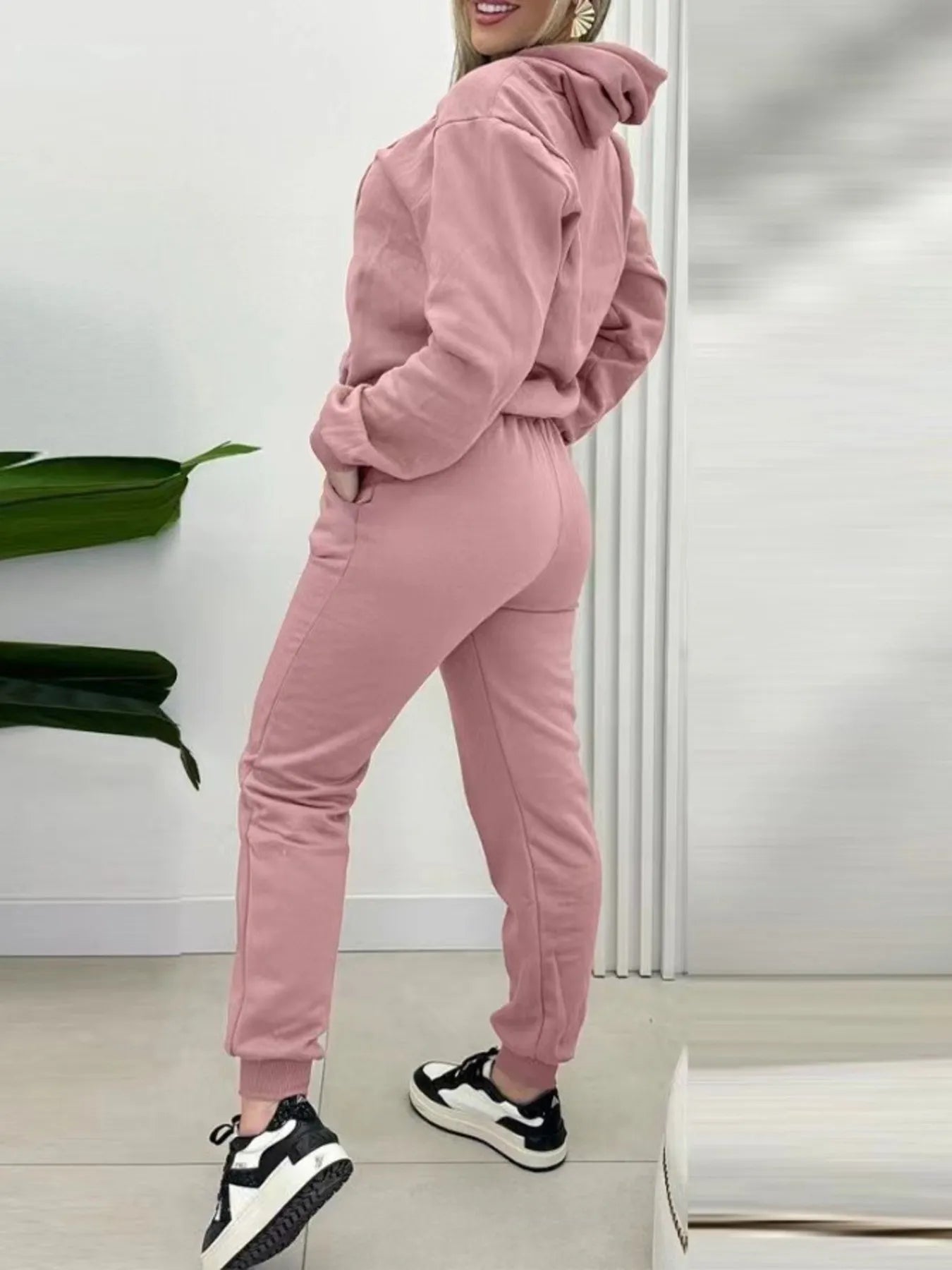 Long Sleeve Hoodie and Joggers Set