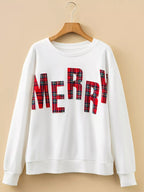 Plaid MERRY Christmas Vacation Sweatshirt
