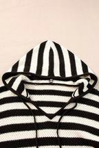 Striped Long Sleeve Hooded Sweater