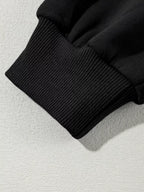 Drop Shoulder Zip Up Jacket and Drawstring Pants Active 2pcs Set