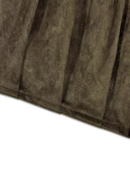 Suede Cropped Bomber Jacket