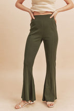 Aemi + Co High Waist Flare Pants