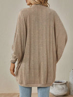 Casual Knit Open Front Cardigan