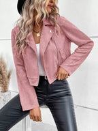 Zip Up Moto Jacket