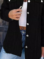 Corduroy Button-Down Jacket