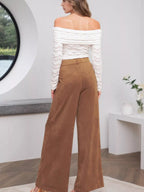 High-Waisted Wide Leg Pants