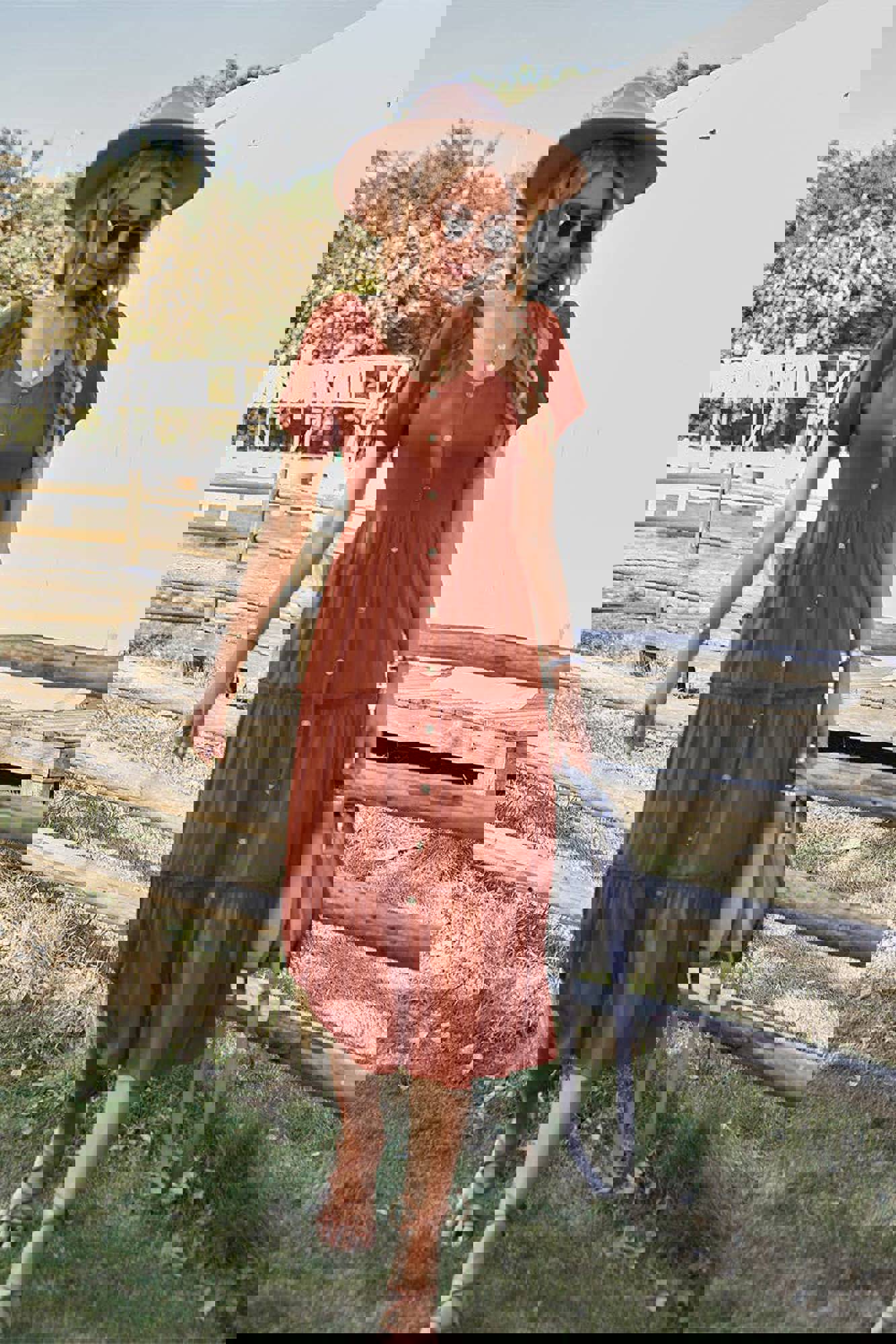 Love Kuza Graceful Tiers Midi Dress