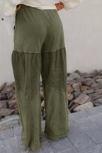 Tiered Wide Leg Pants
