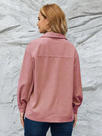 Casual Corduroy Button-Down Jacket