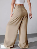 Wide Leg Pleated Pants