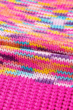 Colorful Knit Crew Neck Sweater