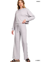 Zenana Ribbed Drawstring Lounge Pants
