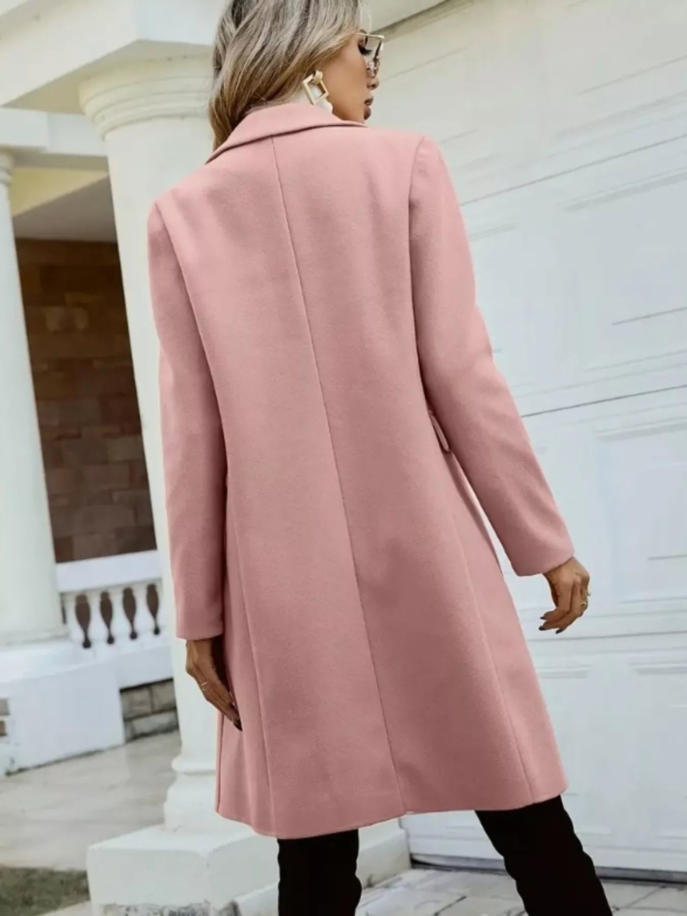 Double-Breasted Longline Coat