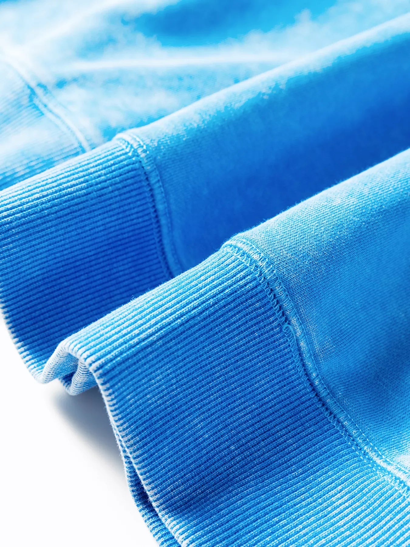 Mineral Wash Raw Seam Double Patched Pocket Sweatshirt