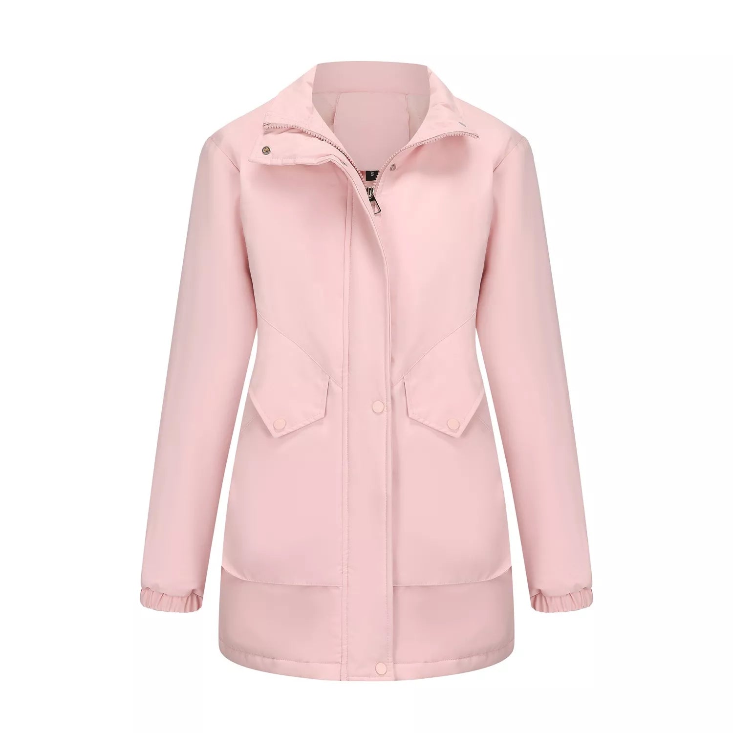 Full Size Fur Hooded Warm Winter Parka Outerwear Plus Size