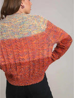 Multicolour Colorful Confetti Wool Ball Knitted Sweater