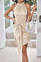 Love Kuza Satin Embrace Dress