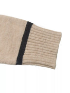 Off-Shoulder Argyle Pattern Sweater