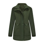 Full Size Fur Hooded Warm Winter Parka Outerwear Plus Size