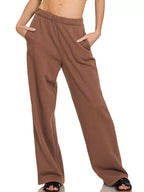Zenana Fleece Sweatpant with Pockets