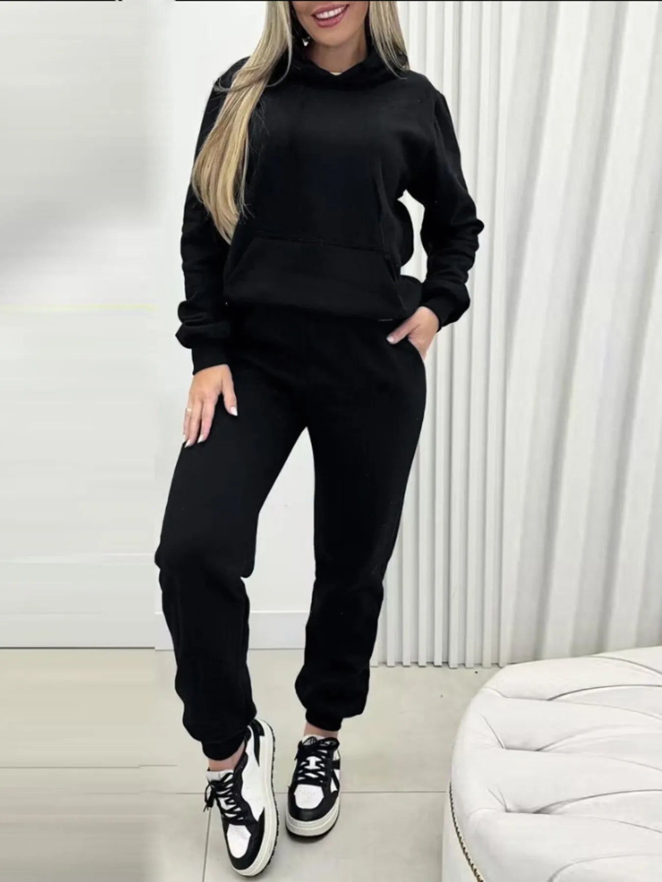 Long Sleeve Hoodie and Joggers Set