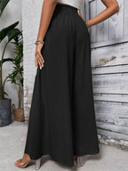 Frill Wide Leg Pants